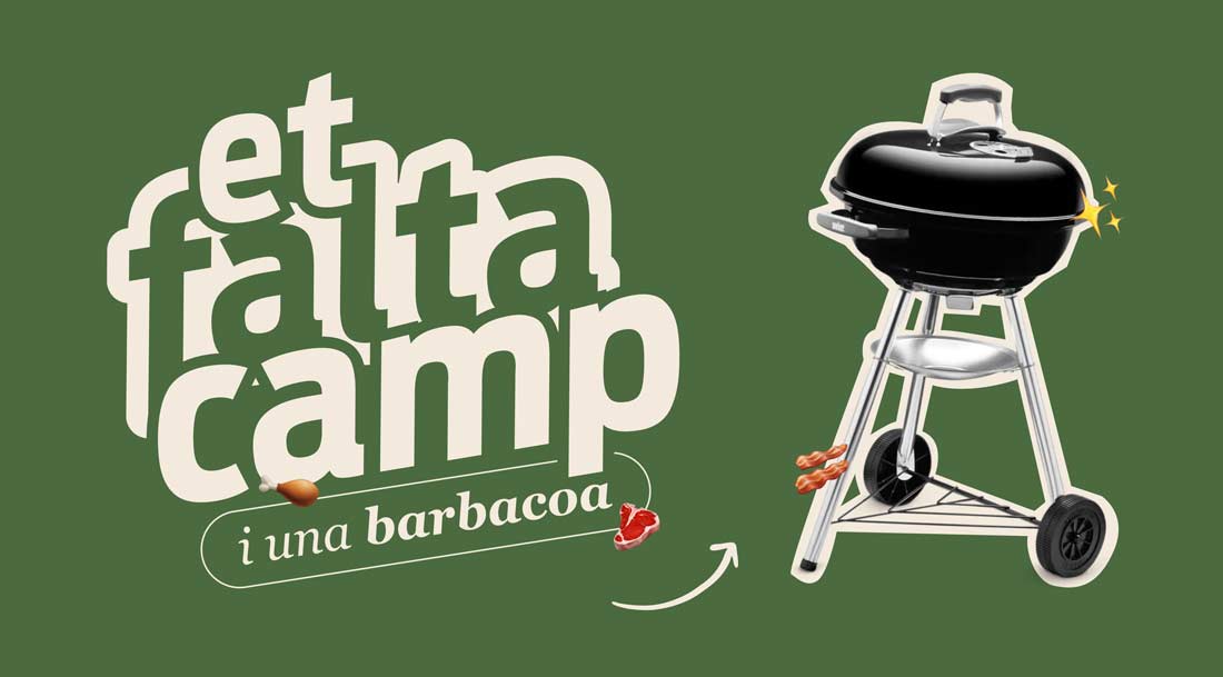 et falta camp i una barbacoa