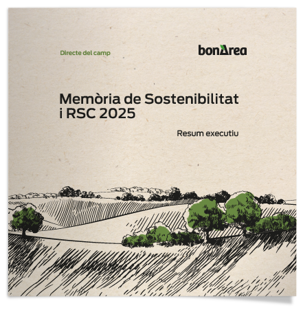 Portada Memòria de sostenibilitat bonÀrea